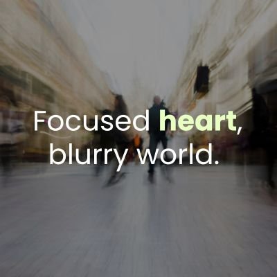 Blur Pic Caption