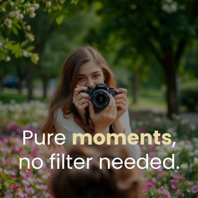 Candid Photo Captions for Instagram